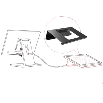 iMin Swan1 vevőkijelző A3 - asztali fekvő