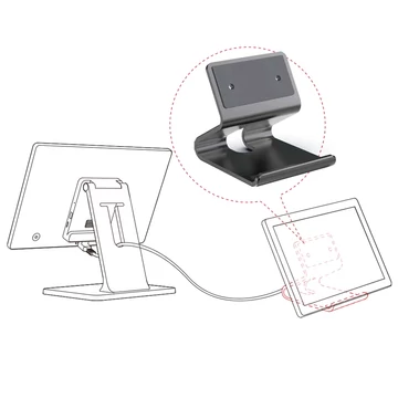 iMin Swan1 vevőkijelző tartó A1 - asztali álló